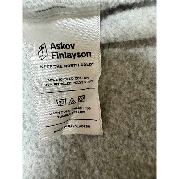 Askov Finlayson Sweatshirt Graphic Print North Reflective Gray Women’s Size XL - Picture 7 of 7